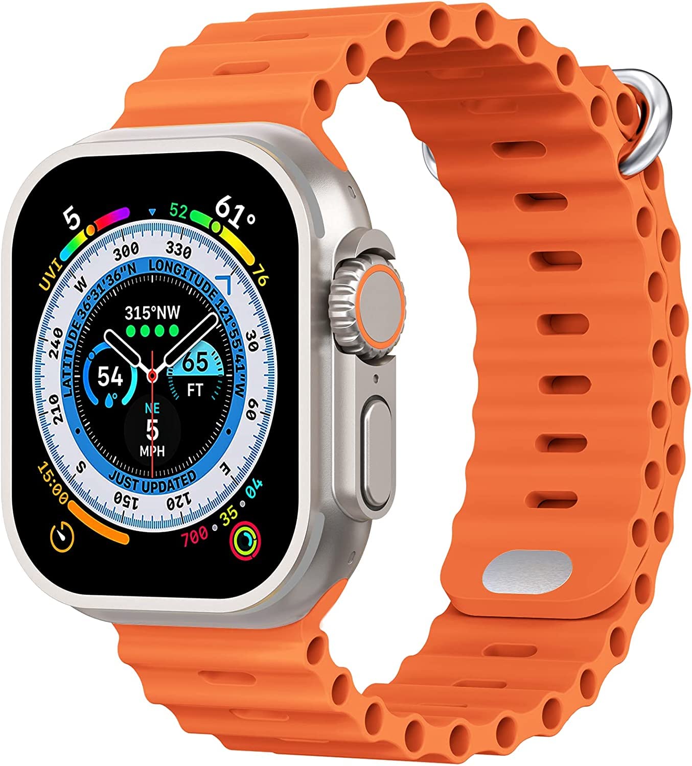 Life Like Ultra BT Calling Touch Screen Smart Watch - Orange