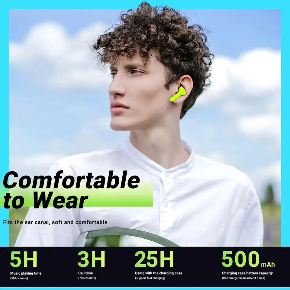 Life Like Ultrapods TWS Earbuds With Mic - Green
