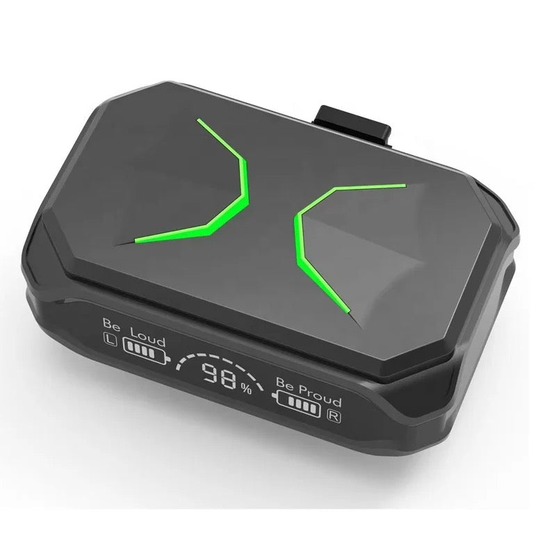 Life Like Gaming TWS Earbuds With Mobile Stand Charging Box - Black